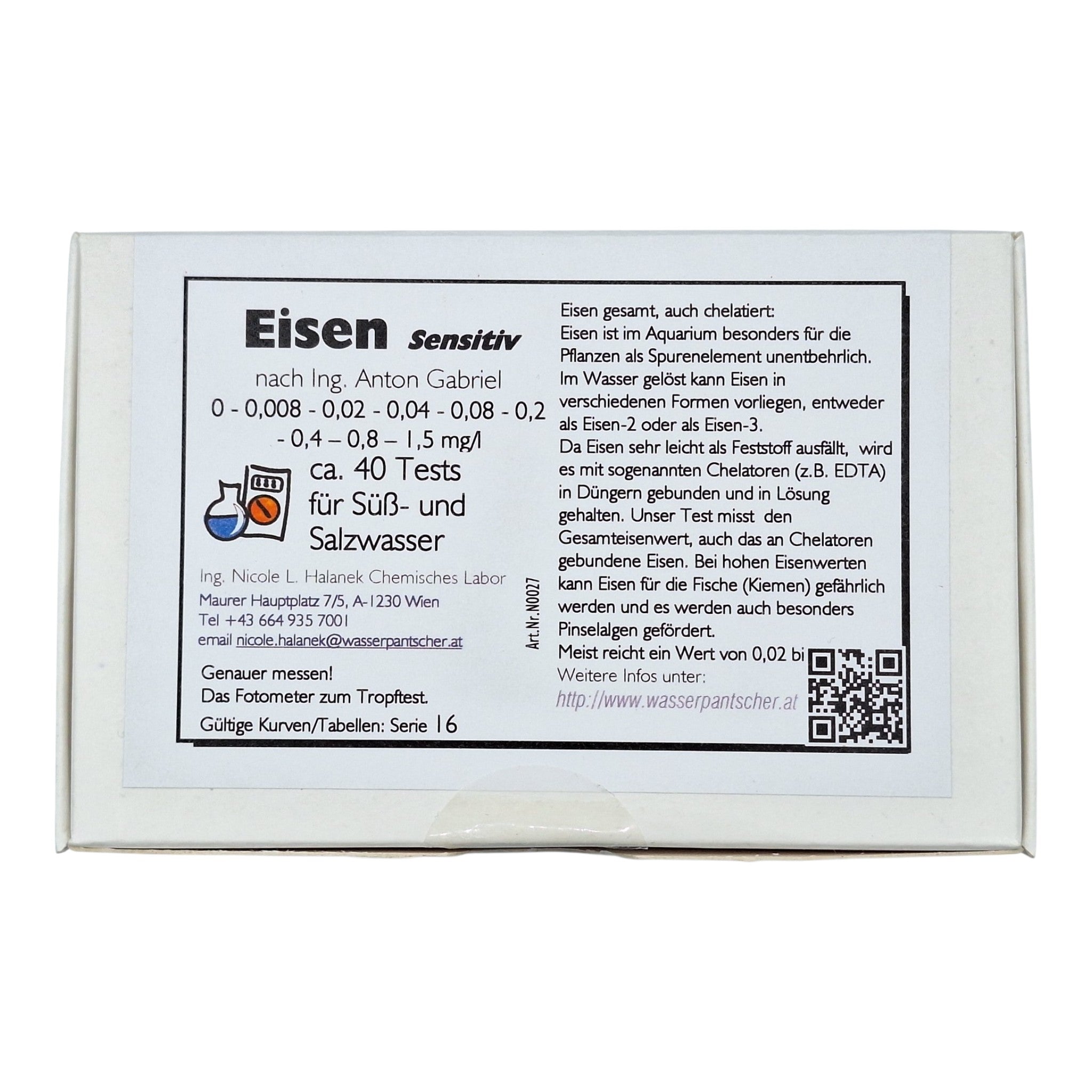 Eisen sensitiv Test