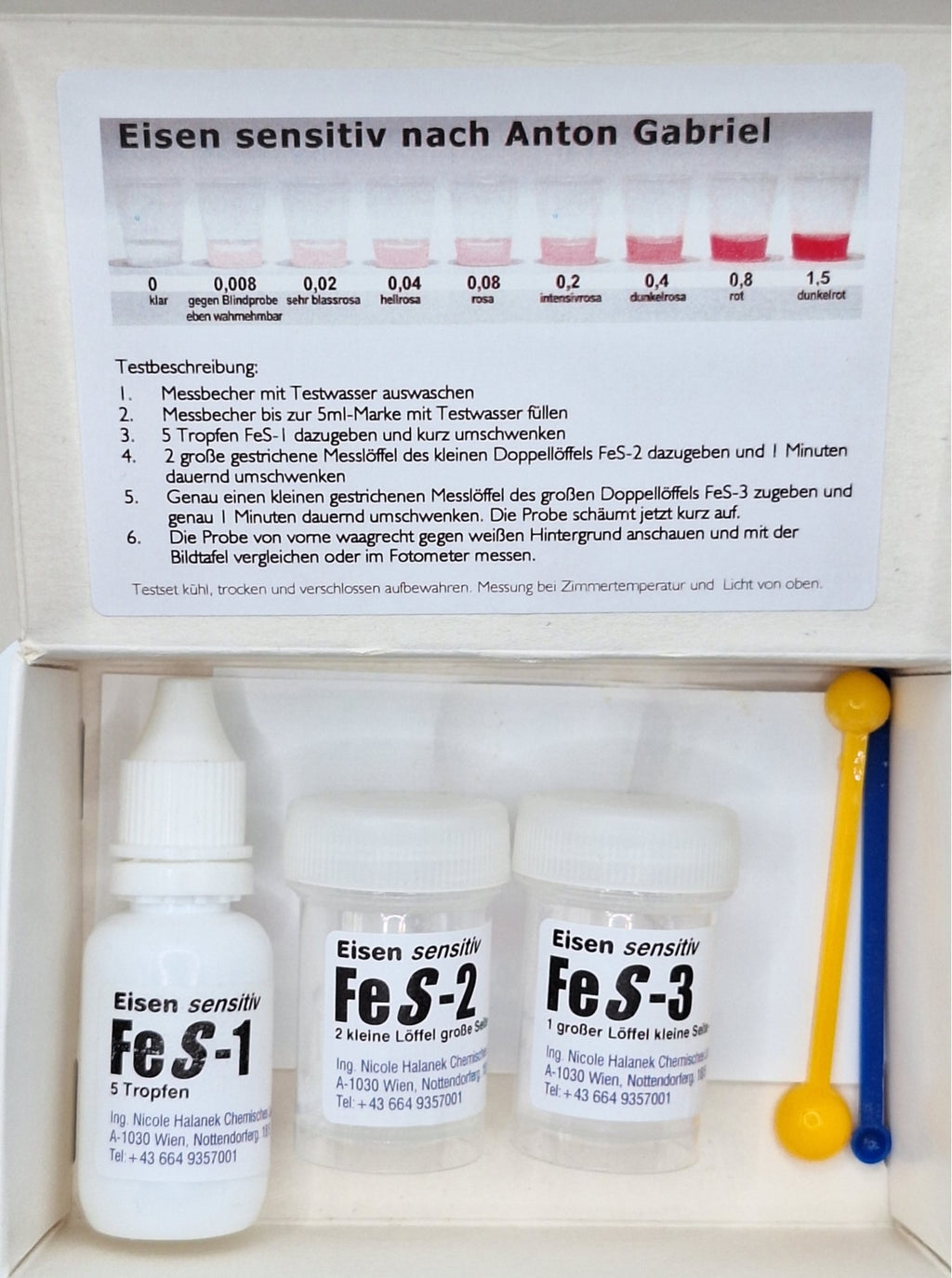 Eisen sensitiv Test