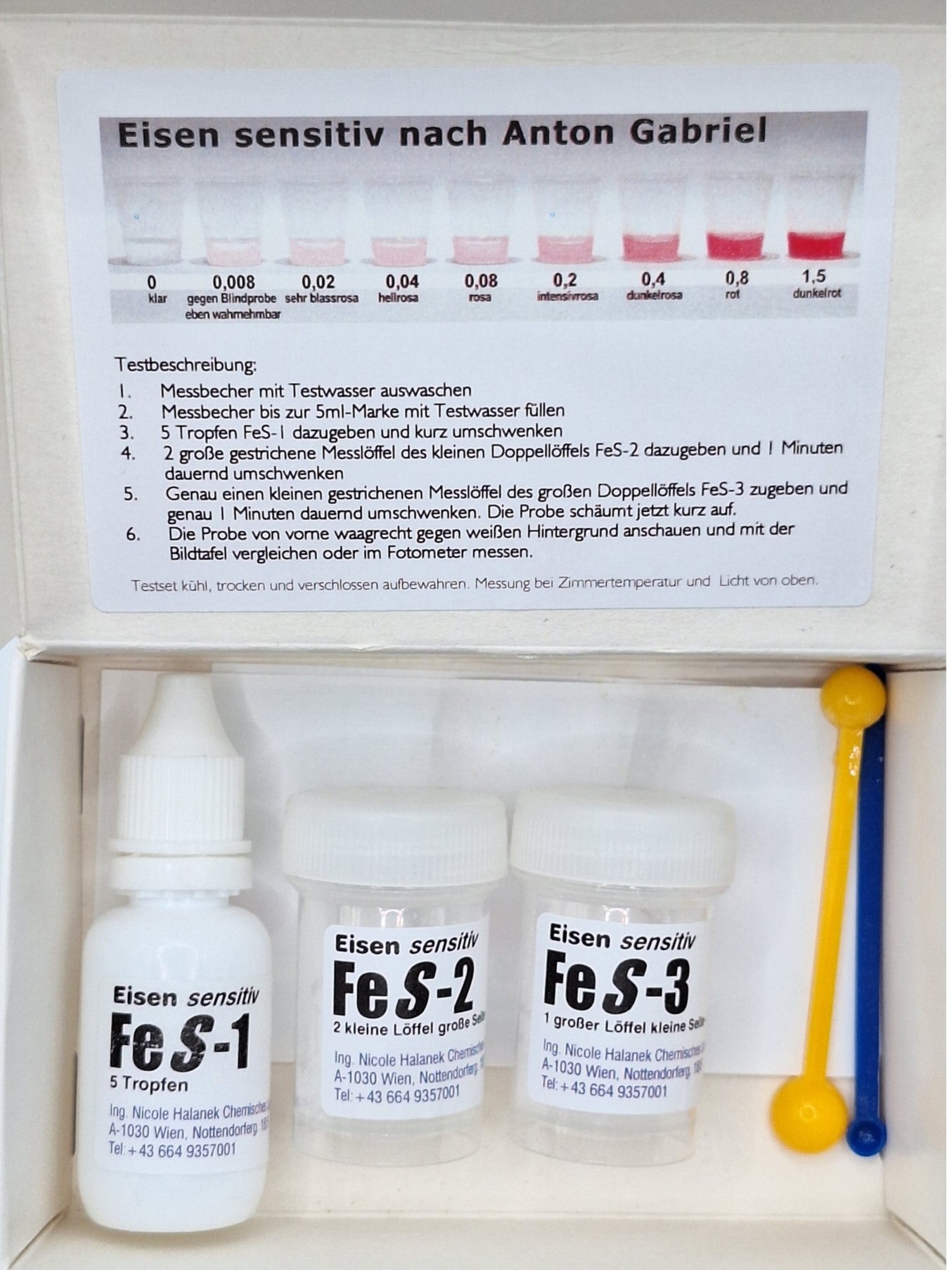 Eisen sensitiv Test