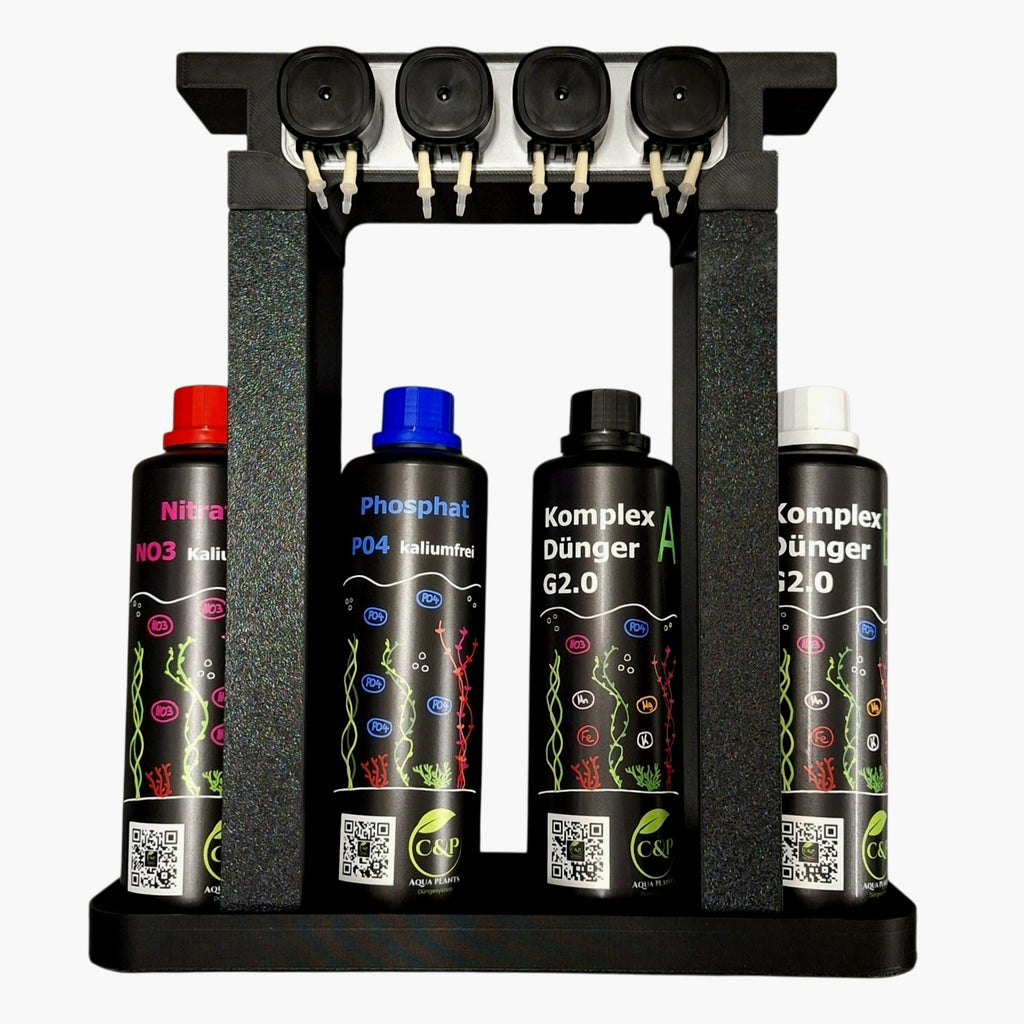 Dosing Stand mit Flaschen Adapter