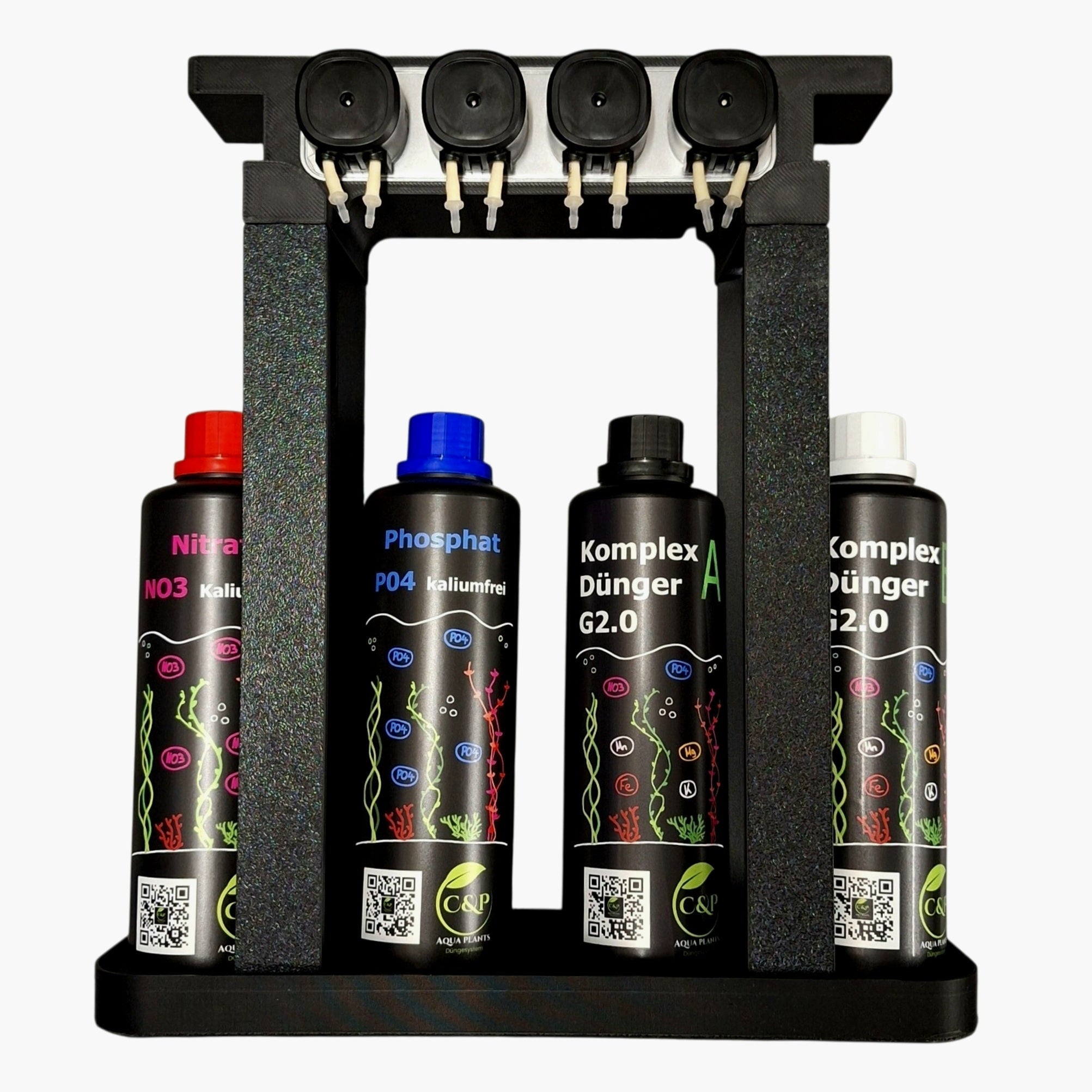 Dosing Stand mit Flaschen Adapter