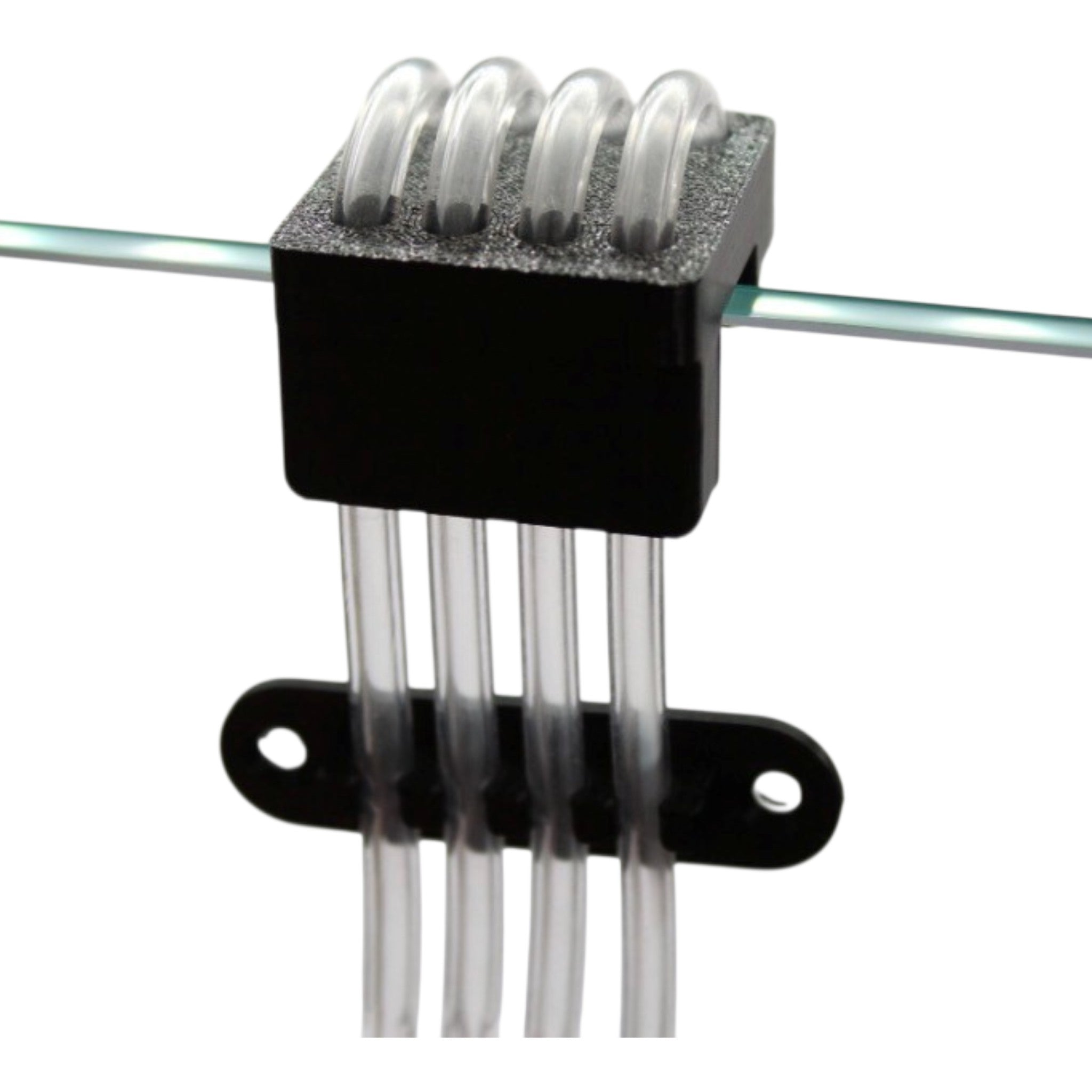 4er Schlauchhalter für Dosieranlagen mit 2/4mm Schlauch