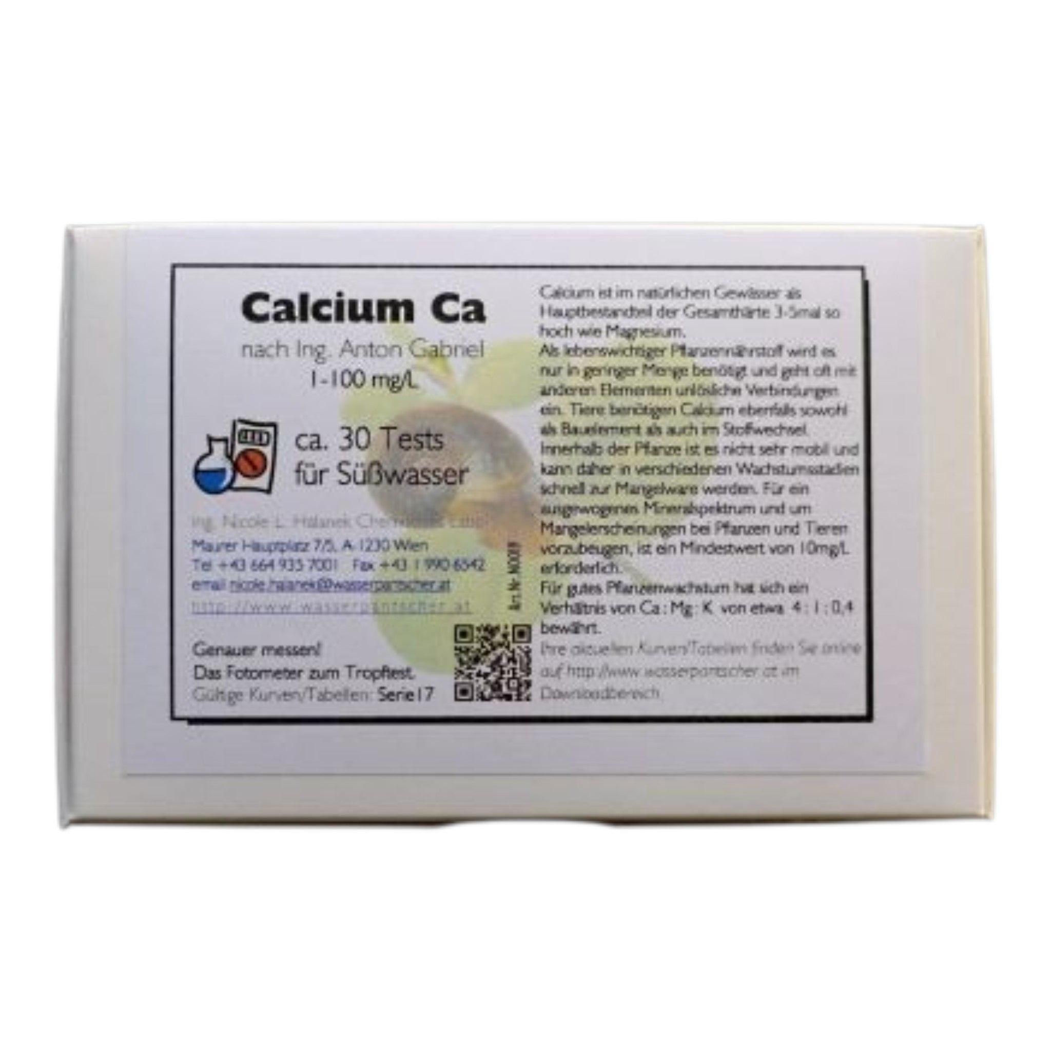 Calcium Test für Süßwasser
